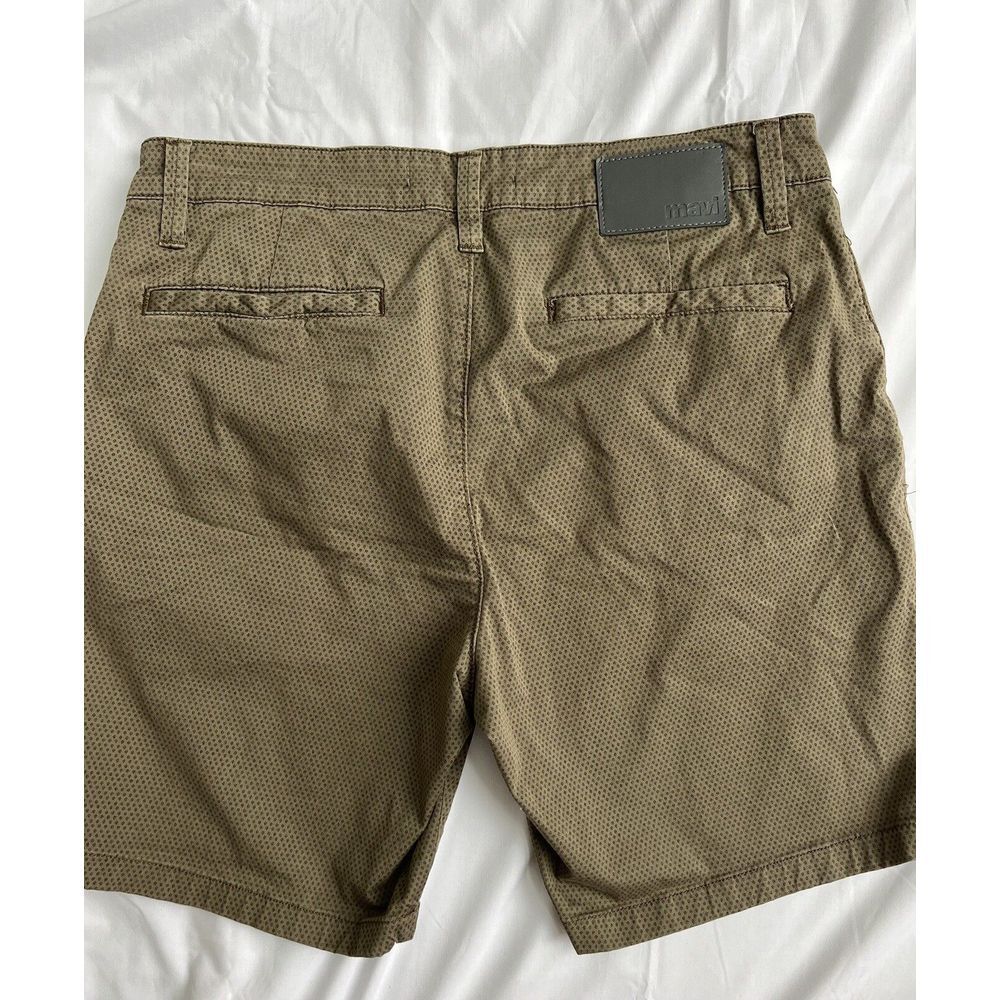 Mavi Jeans Men's Noah Olive Green Chino Shorts Reseda Twill Size 33W X 8"